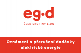Oznámení o přerušení dodávky elektrické energie 1