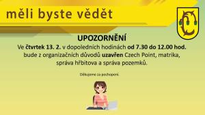 Upozornění 2
