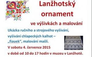 Lanžhotský ornament - plakát